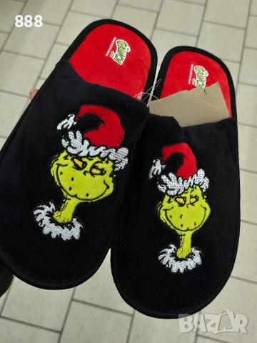 дамски мъжки и детски пантофи GRINCH, снимка 2 - Детски пантофи - 52719644