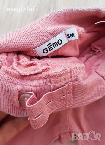 Бебешки дънки 0-3 месеца, снимка 3 - Панталони и долнища за бебе - 41773950