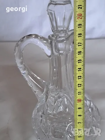 малка кристална гарафа оловен кристал 24/2, снимка 5 - Други - 49492210