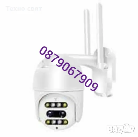 10 ZOOM Външна IP66 Wi-Fi smart камера FULL HD 1080p с два обектива, снимка 2 - IP камери - 48918411