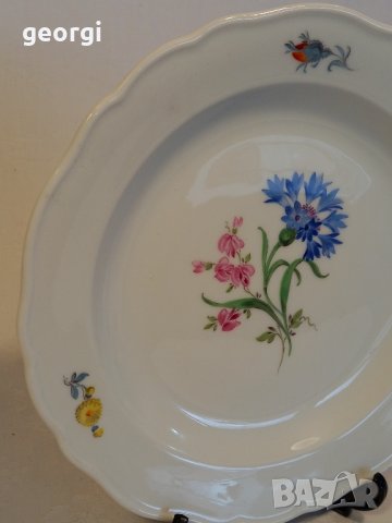 порцеланова чиния Meissen , снимка 3 - Антикварни и старинни предмети - 44271336