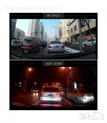 ВИДЕОРЕГИСТРАТОР ОГЛЕДАЛО С ДОПЪЛНИТЕЛНА КАМЕРА ЗА ЗАДНО ВИЖДАНЕ - код 550, снимка 5 - Аксесоари и консумативи - 34016435