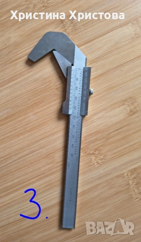 Шублер съветски СССР, снимка 3 - Измервателни инструменти - 49195553