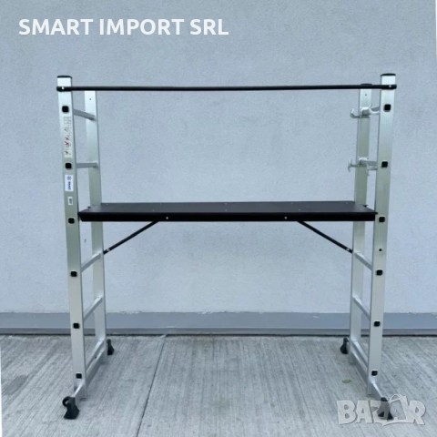 Многофункционална алуминиева стълба KMH0508A, скеле 2x6