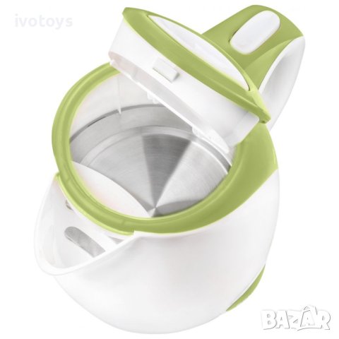  Електрическа кана SENCOR SWK 1501GR, 2000W, 1,5 л, Бял/Зелен, снимка 2 - Кани - 41584668