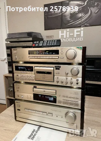 Сет на SONY TA-F 707 ES + CDP-X 505 ES + TC-K 808 ES + ST-S 707 ES В ТОП СЪСТОЯНИЕ !, снимка 3 - Аудиосистеми - 55957401