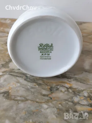 Royal KPM вази 15-23см/КПМ Бавария стара малка немска порцеланова ваза, снимка 15 - Вази - 50371017