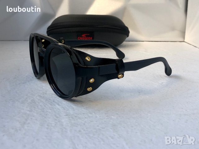 Carrera Мъжки слънчеви очила с кожа кръгли , снимка 6 - Слънчеви и диоптрични очила - 40530796