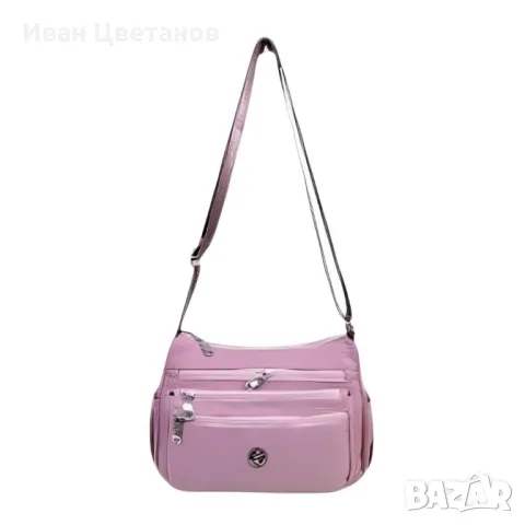 Многофункционална дамска чанта с регулируема дръжка и практични джобове, снимка 4 - Чанти - 50330364