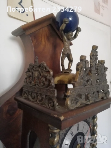 Стари стенни часовници в бароков и флоренциански стил. , снимка 6 - Антикварни и старинни предмети - 52017370