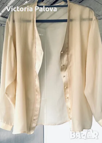 Копринена риза/блуза оригинал  MANI (ARMANI) Италия, снимка 2 - Ризи - 49554942