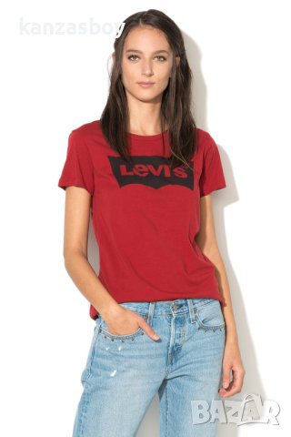 Levi's The Perfect Logo T-Shirt - страхотна дамска тениска НОВА БЕЗ ЕТИКЕТИ, снимка 2 - Тениски - 42015019