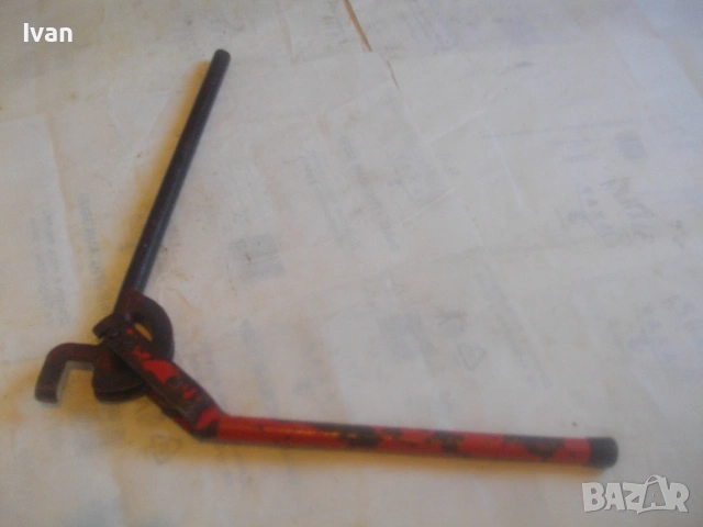 Тръбогиб 12мм Ръчен уред за огъване на метални дебелостенни тръби диаметър до ф12мм Старо качество, снимка 16 - Други инструменти - 53305571