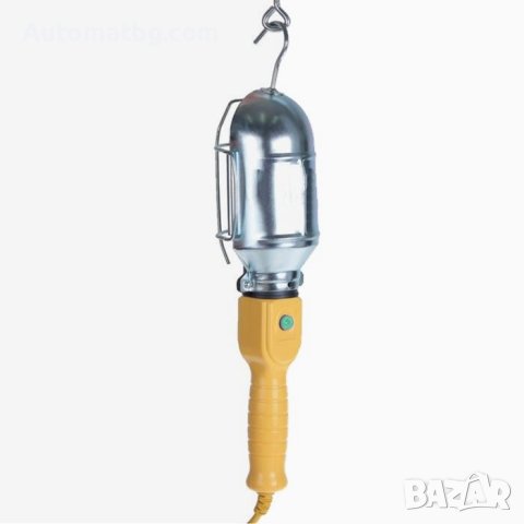 Работна лампа Automat, Подвижна, 220V, 10m кабел, Жълт, снимка 2 - Аксесоари и консумативи - 41843690