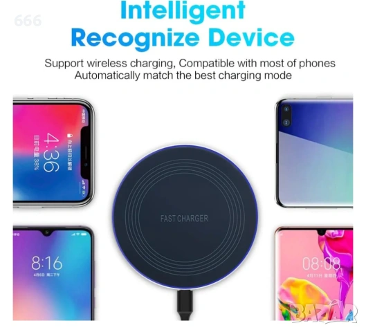 Безжично зарядно Hongyee X820 20W, снимка 6 - Друга електроника - 53787139