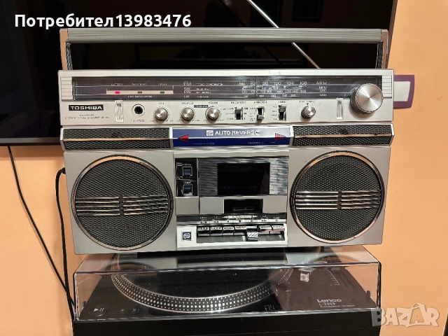 Реверсен радио касетофон Toshiba RT-170S