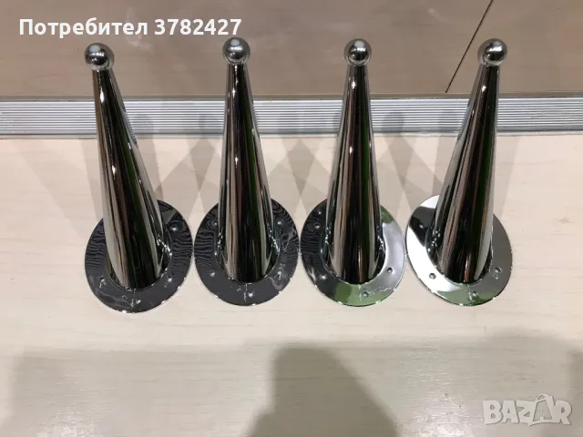 Никелирани Пластмасови крачета за маса, снимка 4 - Други - 49553184