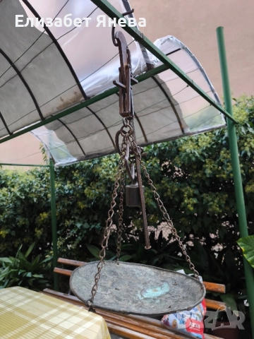 Стар търговски кантар паланца, снимка 2 - Антикварни и старинни предмети - 51783229