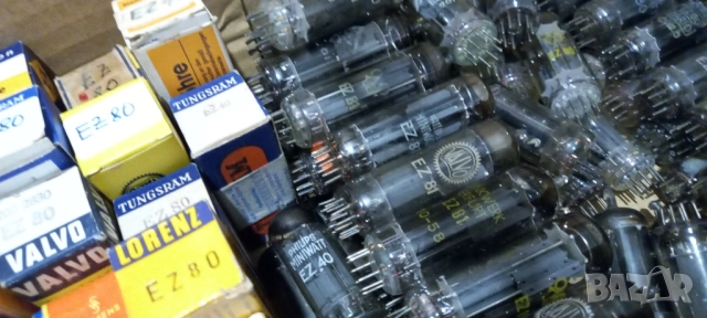 Радио лампи EZ80 - EZ81, снимка 6 - Аудиосистеми - 52346253