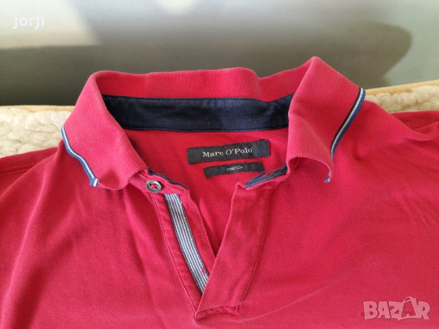 MARC O'POLO Тениска с яка и копчета, снимка 3 - Тениски - 41040658