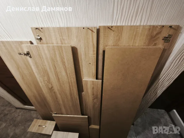 Трикрилен гардероб Аполо 2 Дъб Сонома, снимка 3 - Гардероби - 55993087