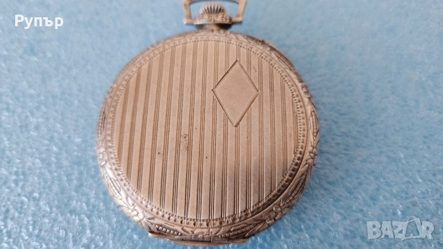Сребърен джобен часовник, снимка 5 - Мъжки - 52800242