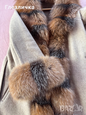 Палто лисица и Алпака, много топло и красиво