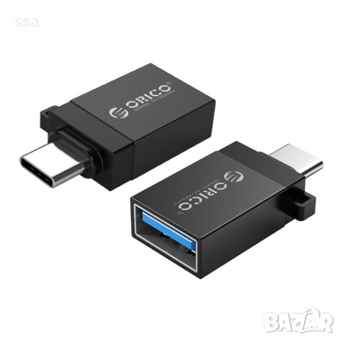 Orico Adapter OTG USB3.0 AF / Type-C (USB 3.0) Адаптер - CBT-UT01-BK, снимка 1 - USB кабели - 41289065