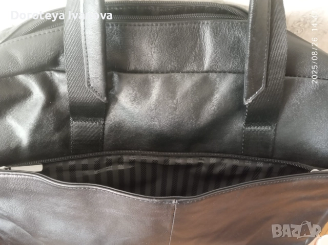 Кожена чанта /естествена кожа/, снимка 6 - Чанти - 51500635
