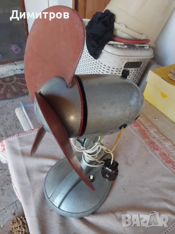 Руски старинен вентилатор, снимка 4 - Колекции - 51447381