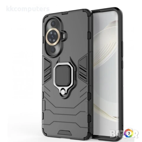 Huawei nova 11 Pro 4G / 11 Ultra 4G Удароустойчив Ring Holder Калъф и Протектор, снимка 5 - Калъфи, кейсове - 50659475