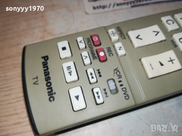 PANASONIC TV DVD VIDEO-REMOTE CONTROL-ВНОС SWISS 0703241046, снимка 3 - Дистанционни - 44649624