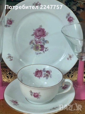 Троен сет порцелан с чаши Leonardo , снимка 6 - Антикварни и старинни предмети - 53032061