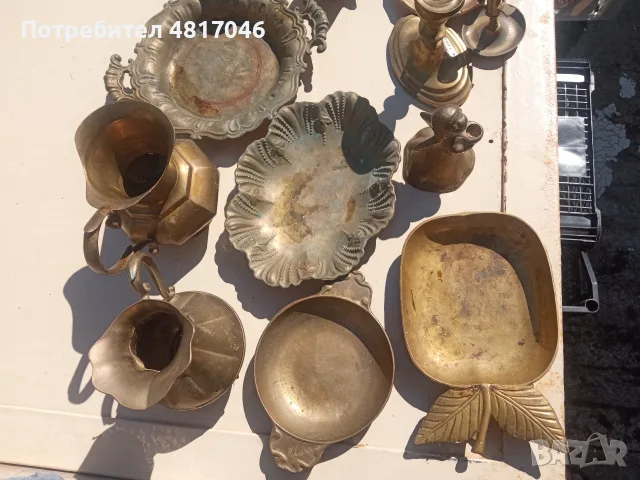 стари медни предмети, снимка 8 - Декорация за дома - 54415343