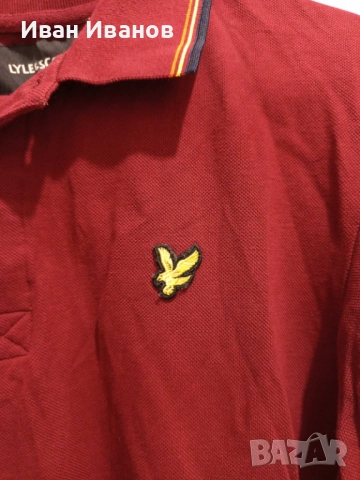Чисто нова оригинална фланелка с яка Lyle & Scott, снимка 6 - Тениски - 51709015