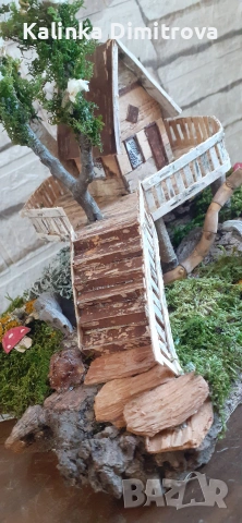 Къща на дърво-ръчна изработка., снимка 6 - Други стоки за дома - 53179766