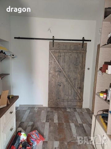 Механизъм за плъзгаща врата, пълен комплект/ slide barn door kit, снимка 3 - Интериорни врати - 52501151