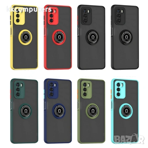 ZTE Blade V40 Vita Удароустойчив Ring Holder Калъф и Протектор, снимка 2 - Калъфи, кейсове - 53042056