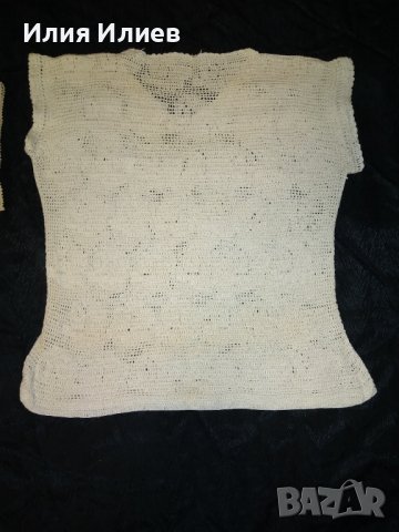Блузи плетени, на една кука, снимка 5 - Корсети, бюстиета, топове - 39060485