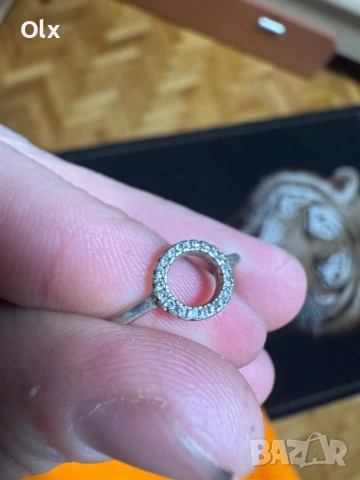 Брошка с османски монети, пещерняшка значка, обеци и 2 броя пръстени , снимка 11 - Нумизматика и бонистика - 51063654