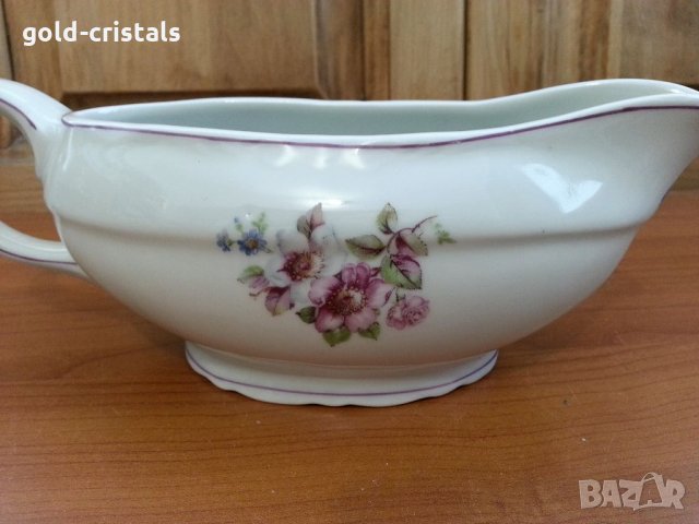 Стар български порцелан сосиера, снимка 2 - Антикварни и старинни предмети - 34571211