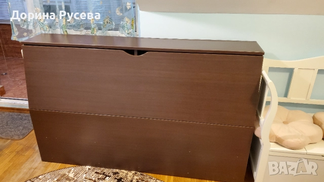 Ракла за спалня тъмнокафява