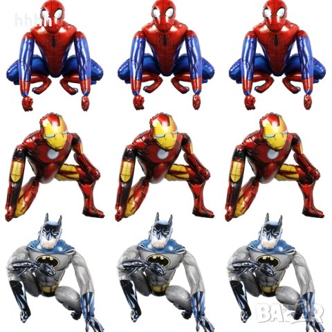 Балони Спайдър-мен и Батман, снимка 1