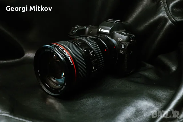 Canon EOS R + Обектив Canon EF 24-105mm + 2 батерии