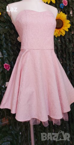 официална шаферска рокля в бледо розово, снимка 2 - Рокли - 41981062