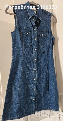 Дънкова рокля G-STAR , снимка 2 - Рокли - 50885159