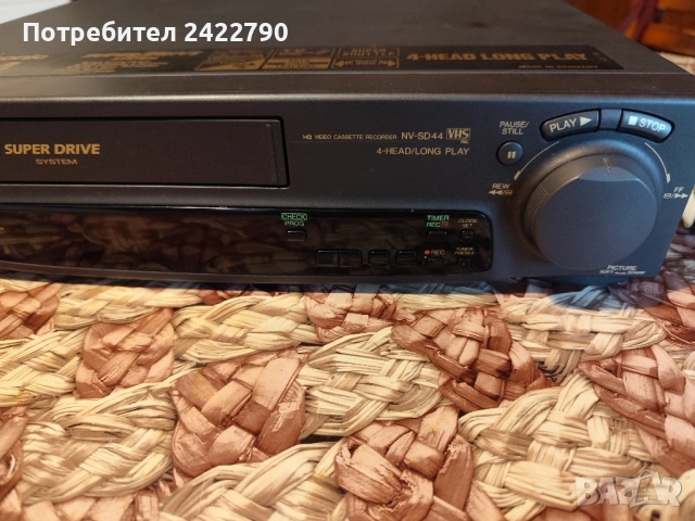 Видео Панасоник VHS , снимка 4 - Плейъри, домашно кино, прожектори - 52431920
