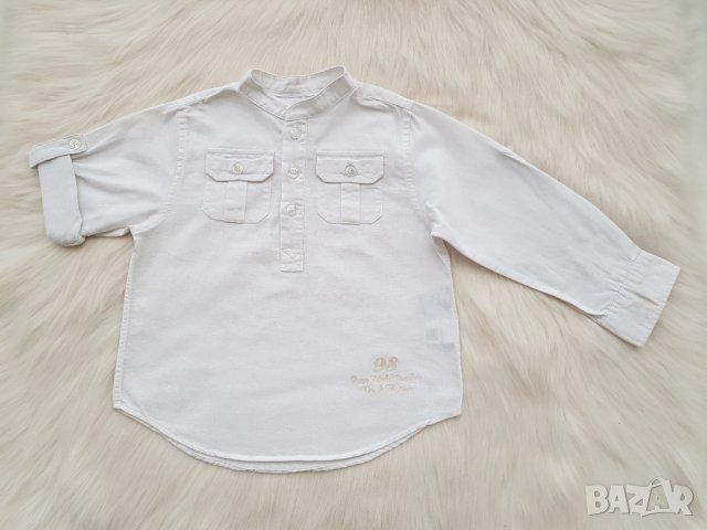 Детска риза памук и лен размер 3 години, снимка 6 - Детски ризи - 41170062