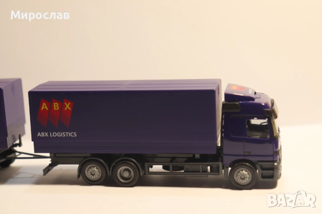 HERPA 1:87 H0 МERCEDES ACTROS КАМИОН МОДЕЛ, снимка 5 - Колекции - 52434576
