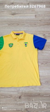 Ретро тениска на Бразилия , снимка 2 - Спортни дрехи, екипи - 41663718